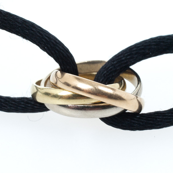 Cartier Trinity Black String Bracelet | TLC