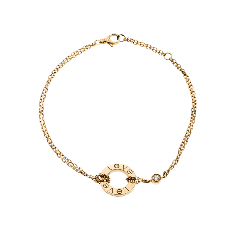cartier gold chain bracelets