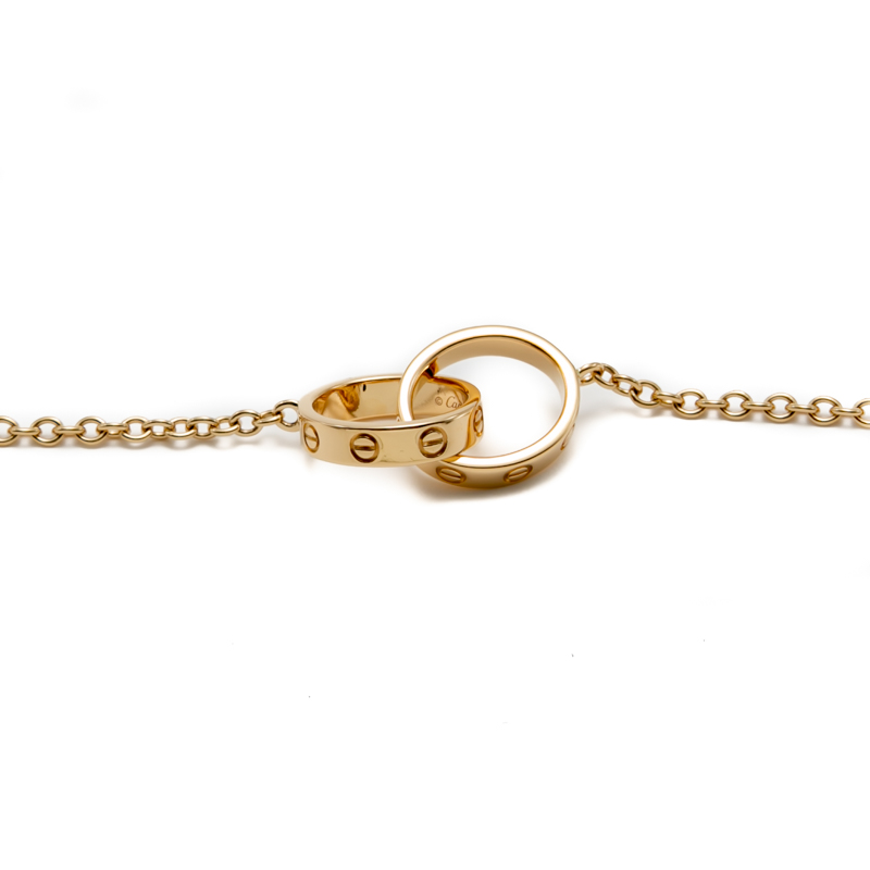 

Cartier Love 18K Yellow Gold 2 Hoops Bracelet