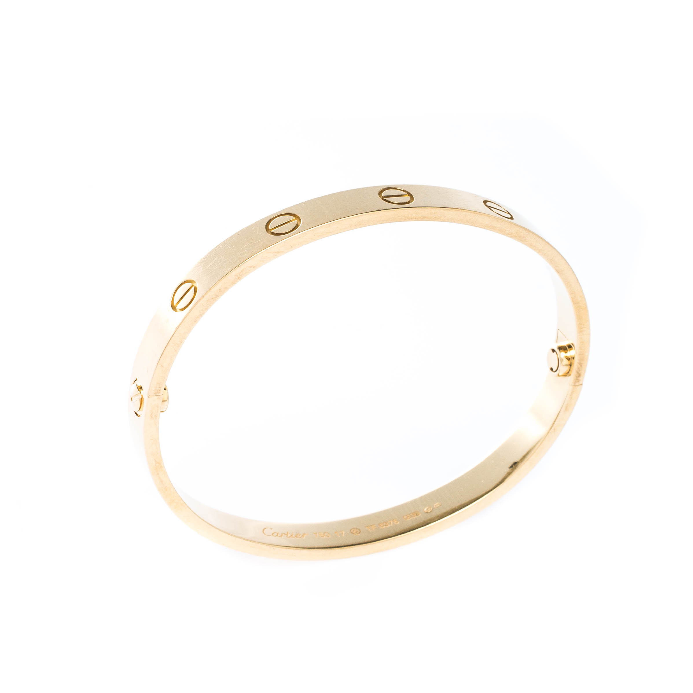 

Cartier Love 18k Yellow Gold Bracelet 17