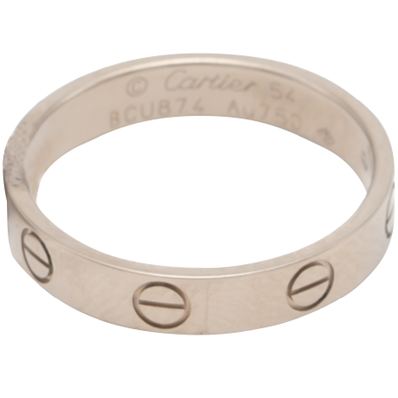 

Cartier Love White Gold Ring Size