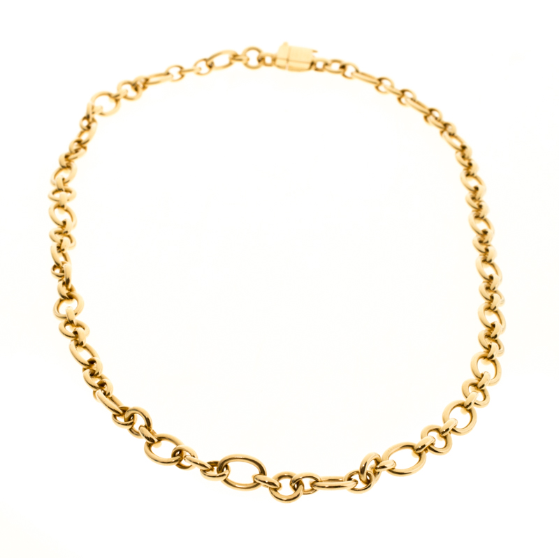 

Cartier 18k Yellow Gold Chain Link Necklace