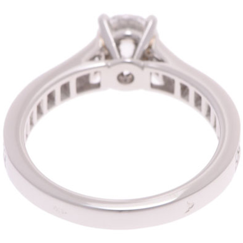 

Cartier 0.41 Oct Diamond Ballerina Ring Band Size, Silver