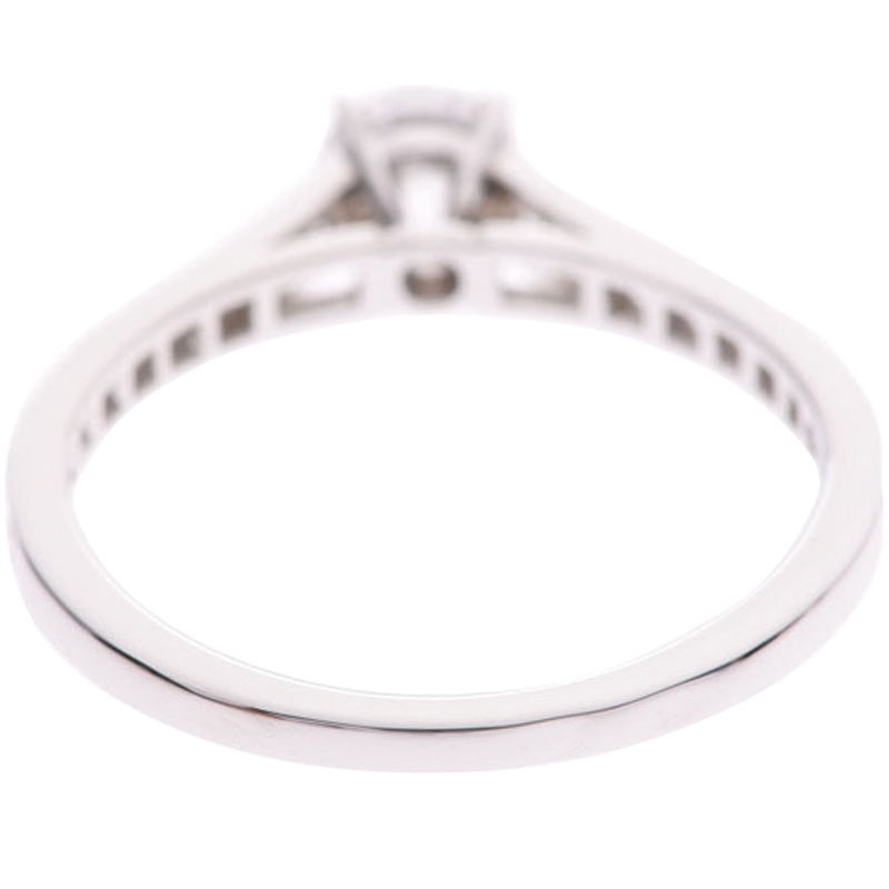 

Cartier 0.37 Oct Diamond Band Ring Size, Silver