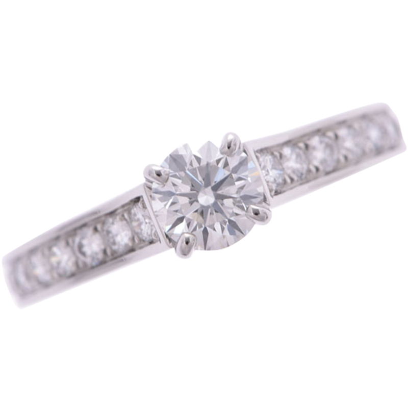 Pre Owned خاتم كارتييه ألماس سوليتير مقاس 48