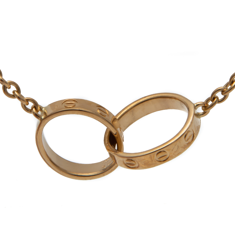 

Cartier Love 2 Hoops Yellow Gold Bracelet Size