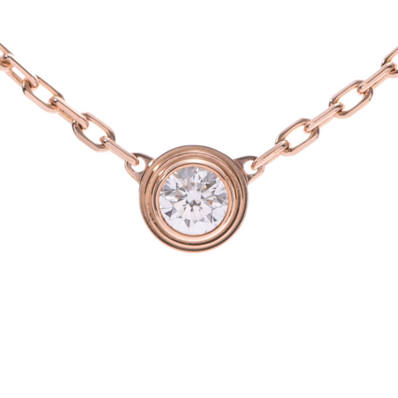 مملوكة مسبقًا Cartier Diamanreger 18K Rose Gold And Diamond Pendant Necklace