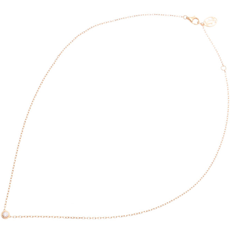 

Cartier Diamants Légers Diamond 18k Yellow Gold Pendant Necklace
