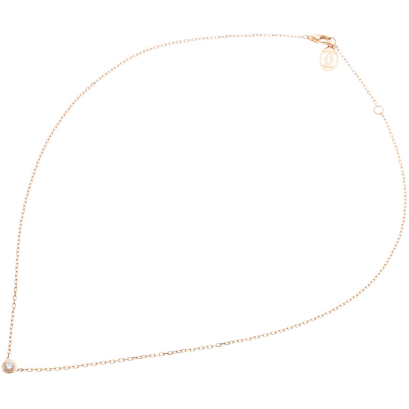 

Cartier Diamanreger 18K Yellow Gold And Diamond Pendant Necklace