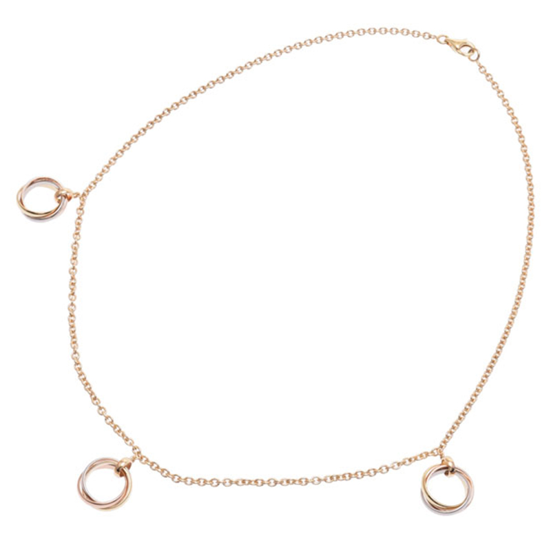 

Cartier 18K Rose Gold Triple Trinity Necklace