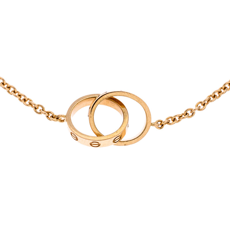 

Cartier Love 2 Hoops 18k Rose Gold Bracelet