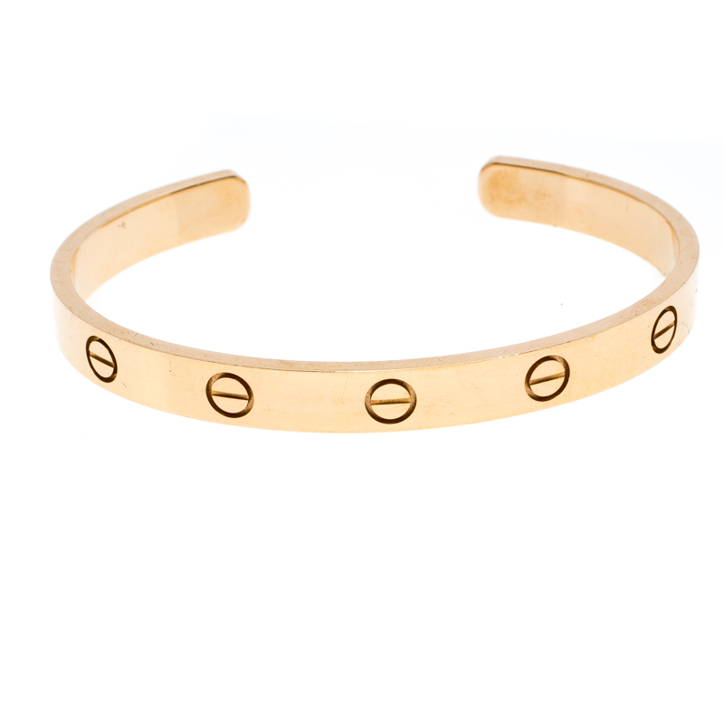 used rose gold cartier bracelet