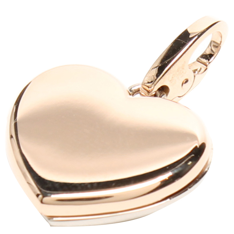 

Cartier Heart Motif Charm 18K Pink Gold Pendant Necklace