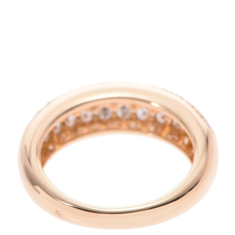 

Cartier Milling Diamonds Pave 18K Yellow Gold Ring Size