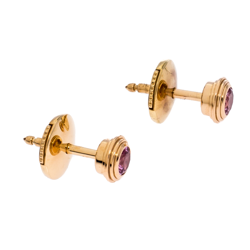 

Cartier Saphirs Légers de Cartier Pink Gold Stud Earrings