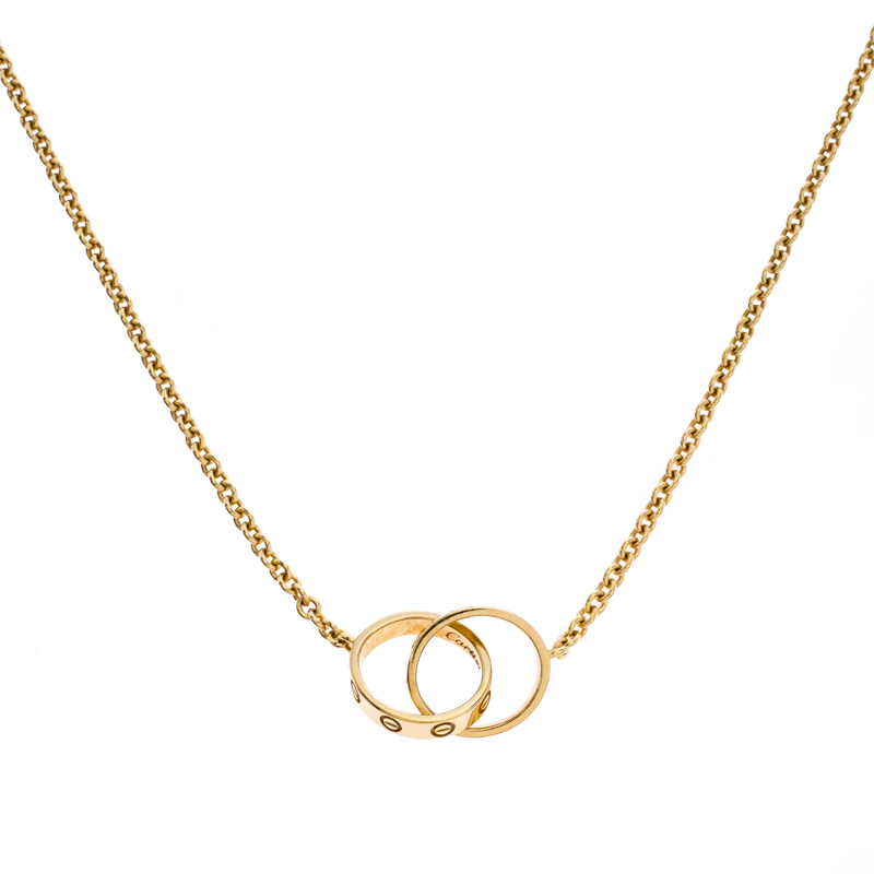 Cartier Love 2 Hoops 18k Yellow Gold Necklace Cartier | TLC