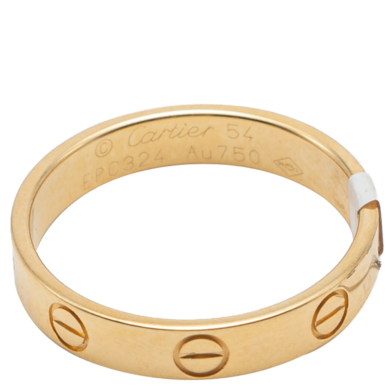 

Cartier Love Yellow Gold Ring Size
