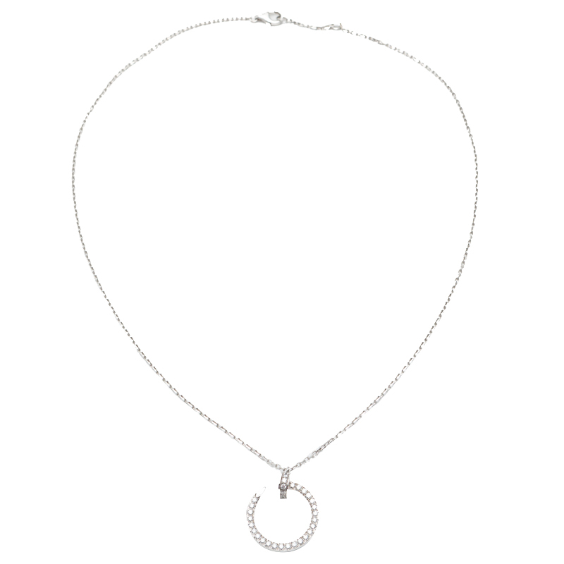 

Cartier White Gold Juste Un Clou Diamond Necklace
