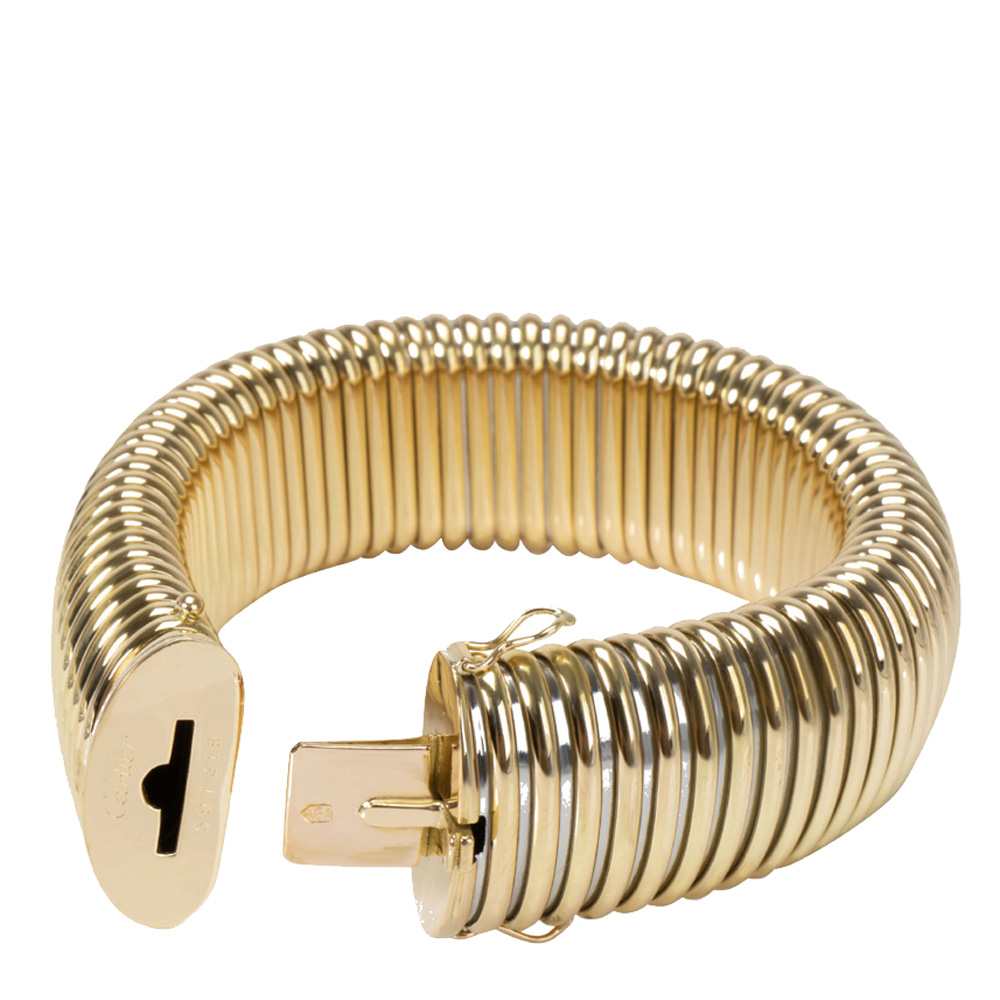 

Cartier 18K Two Tone Gold Tubogas Bracelet