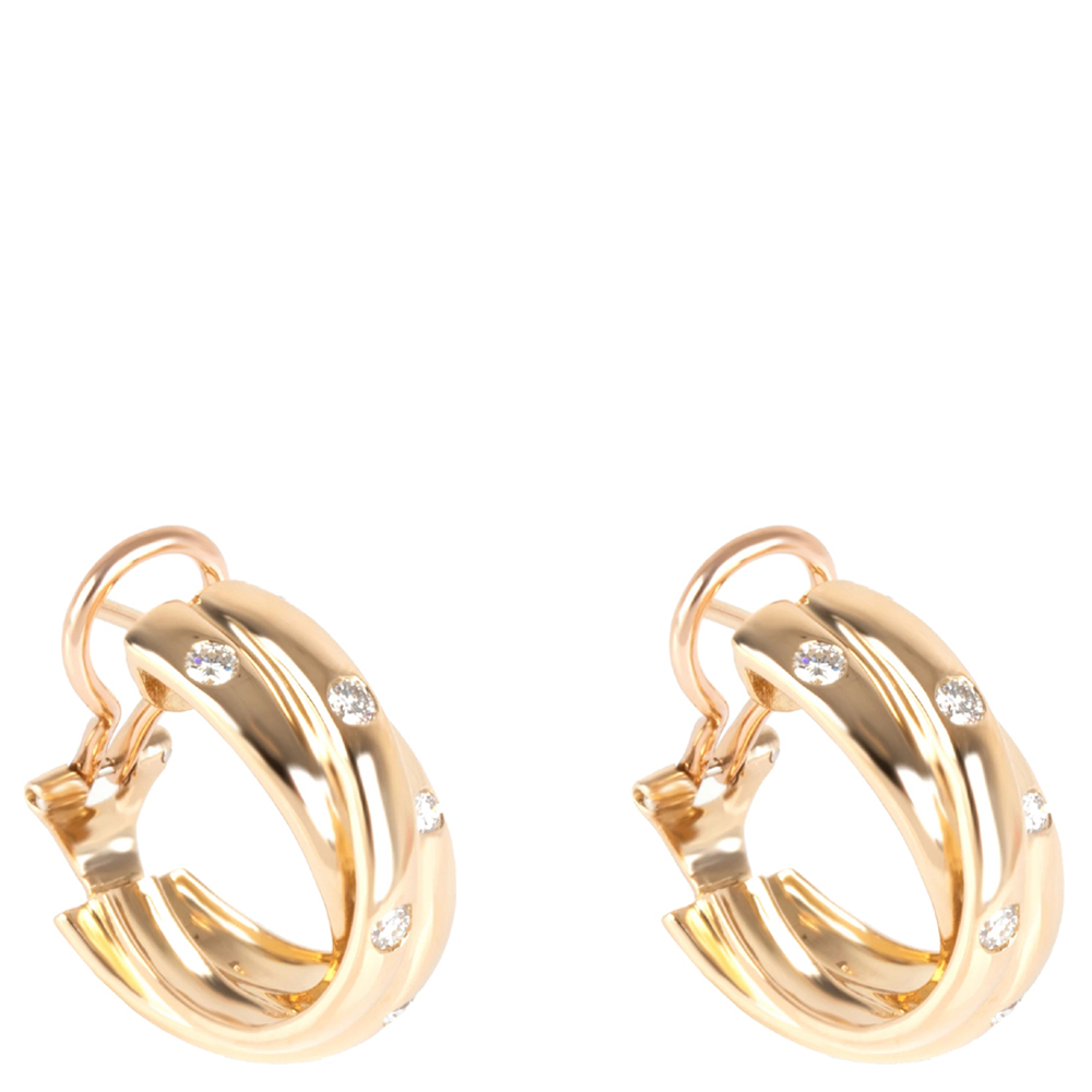 

Cartier Constellation 18K Yellow Gold Diamond Earrings