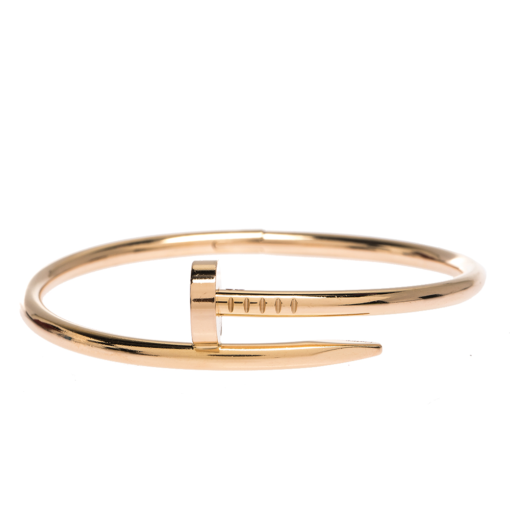 Cartier Juste Un Clou 18K Rose Gold Bracelet 16