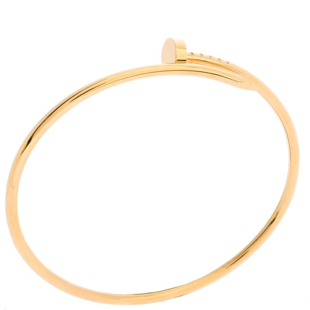 

Cartier Juste Un Clou 18K Yellow Gold SM Bracelet 18