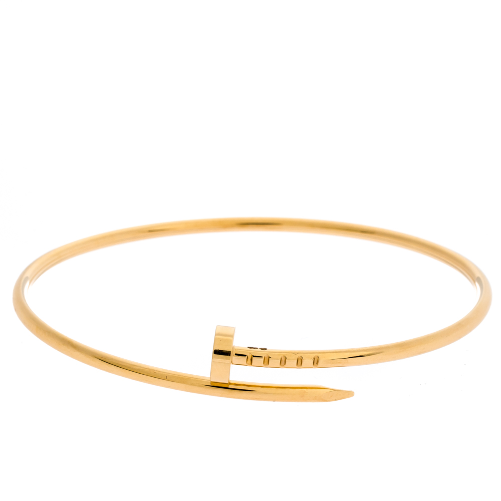 Cartier Juste Un Clou 18K Yellow Gold SM Bracelet 18