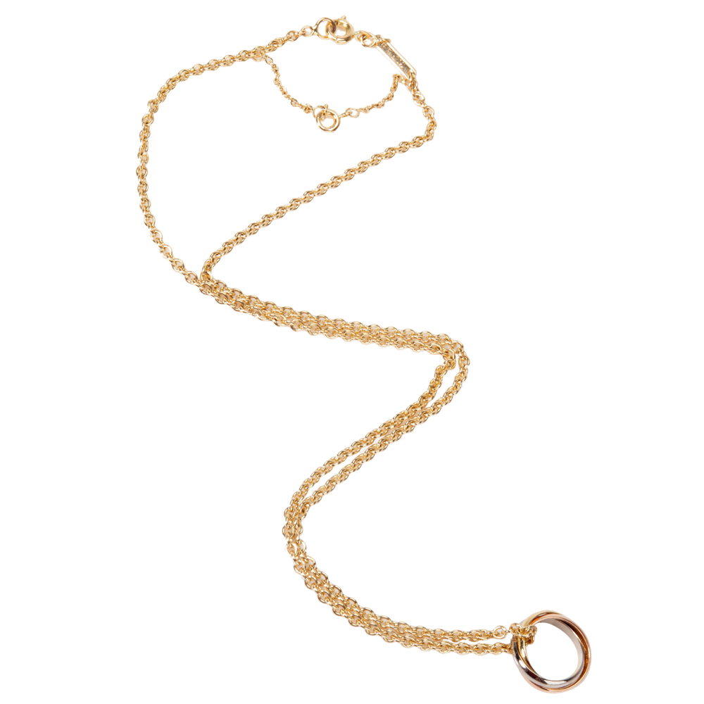 

Cartier Trinity de Cartier 18K White/Rose/Yellow Gold Pendant Necklace