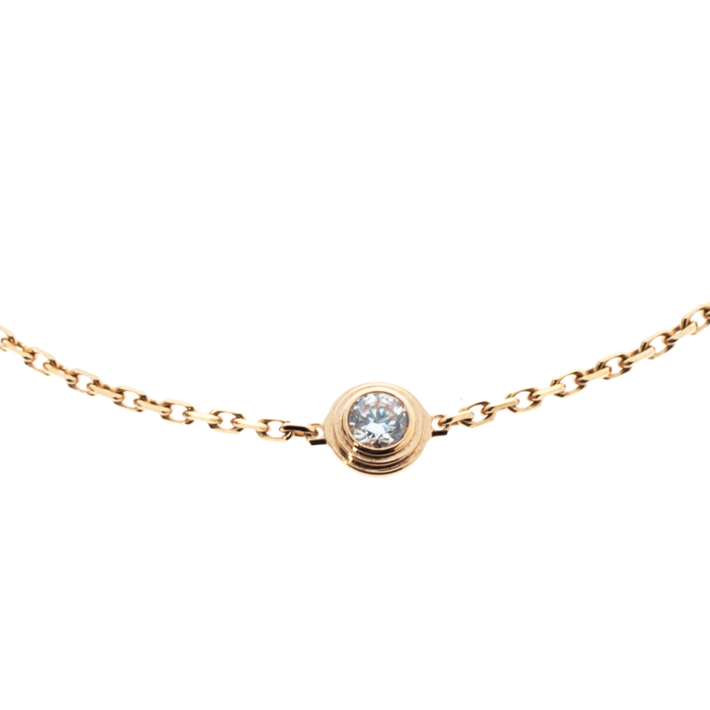 

Cartier Diamants Légers De Cartier Diamond 18K Rose Gold  Bracelet