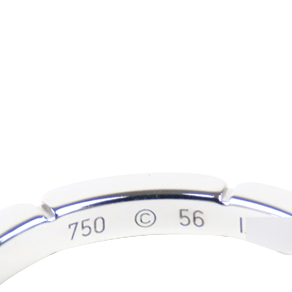 

Cartier 18K White Gold Maillon Panthere Ring Size