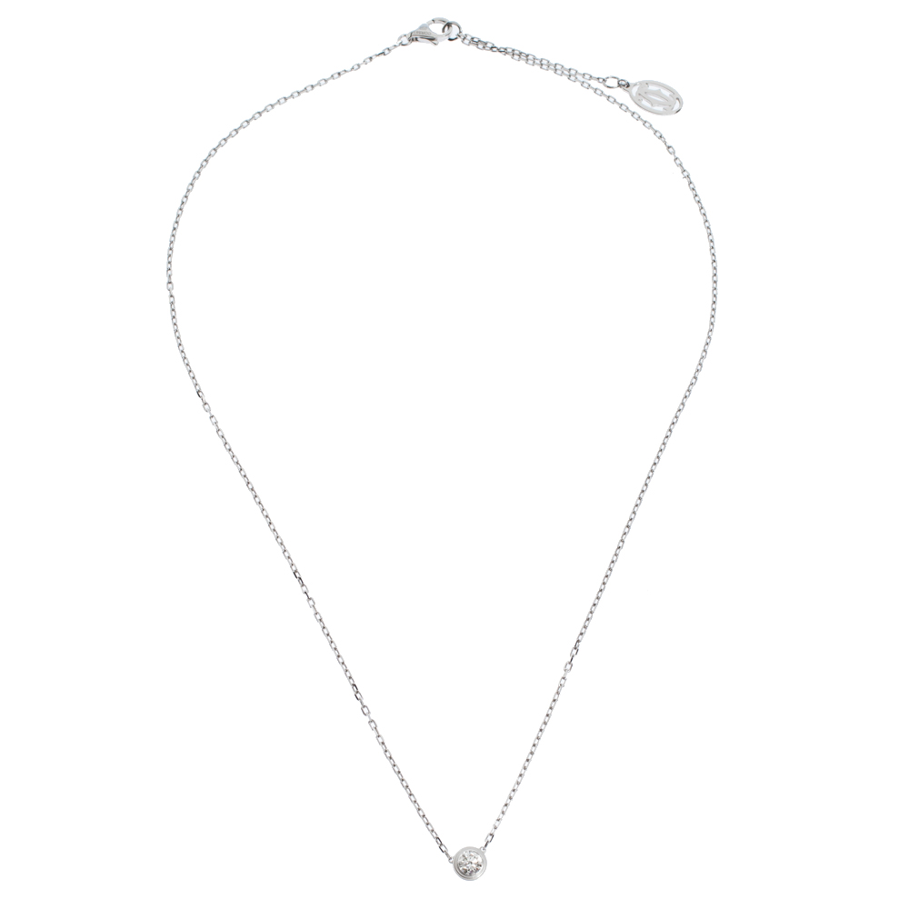 

Cartier Diamants Légers Diamond 18K White Gold Necklace