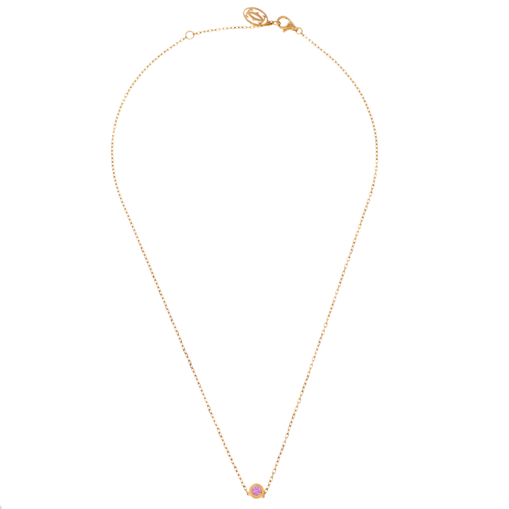 

Cartier Saphirs Legers Sapphire 18K Rose Gold Necklace