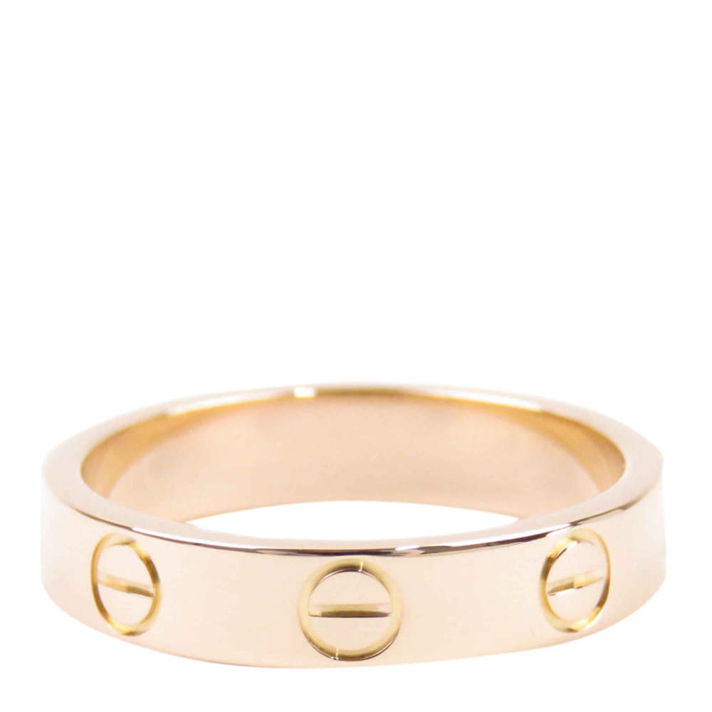 

Cartier Love 18K Yellow Gold Band Ring Size