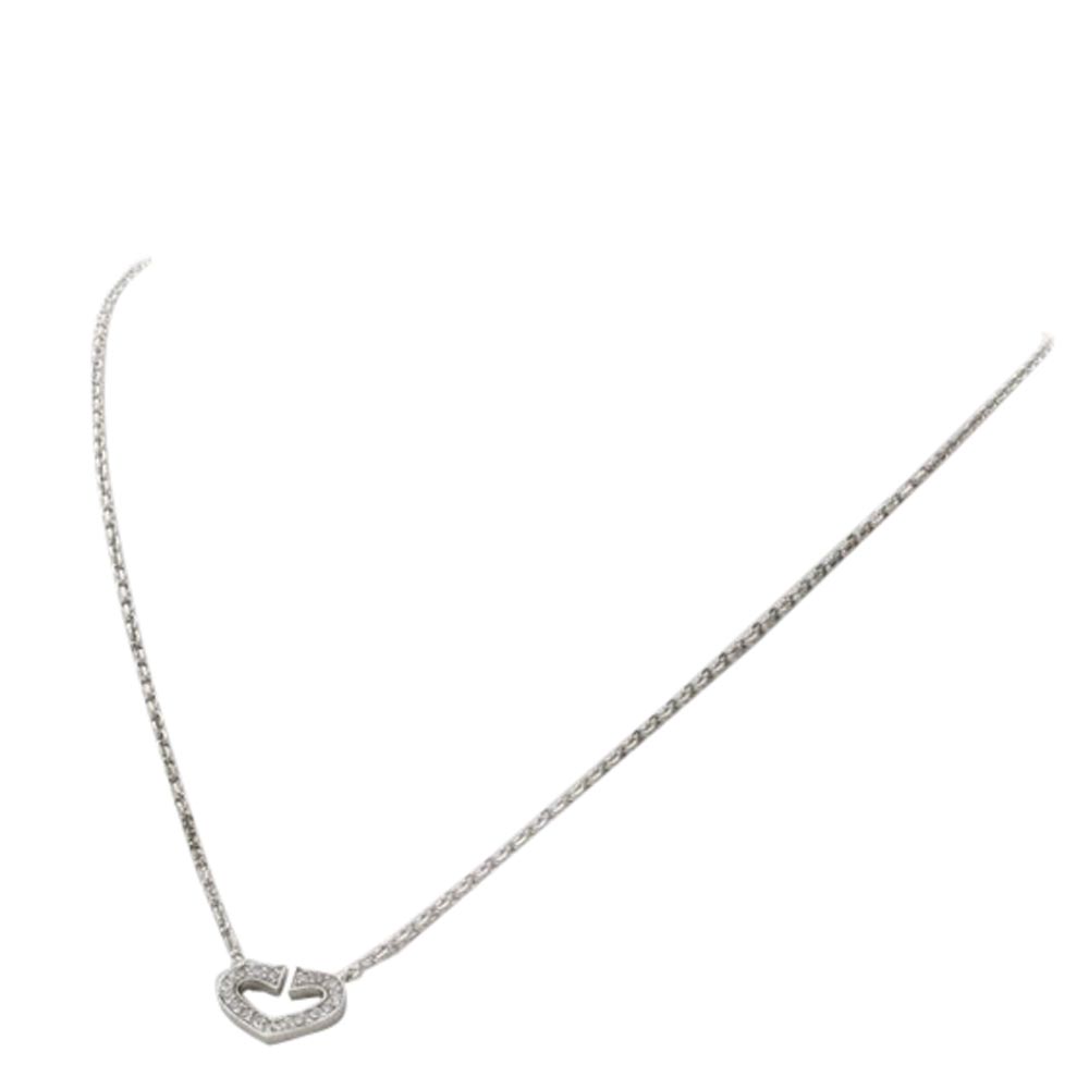 

Cartier Symbol Heart Diamond 18K White Gold Pendant Necklace