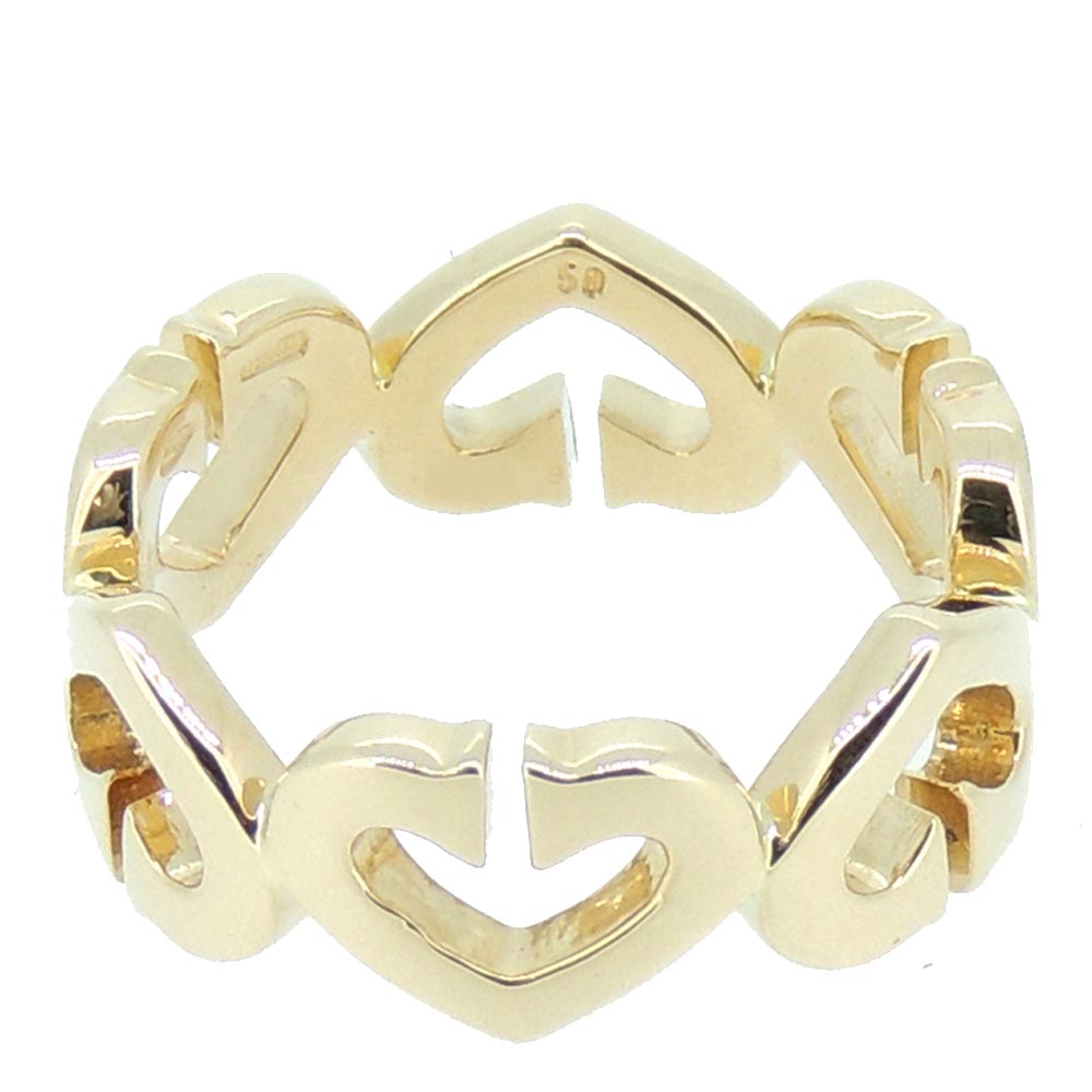 

Cartier Symbol Hearts 18K Yellow Gold Ring Size