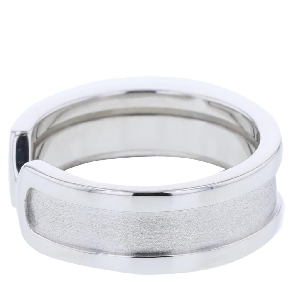 

Cartier Double C de Cartier 18K White Gold Ring Size