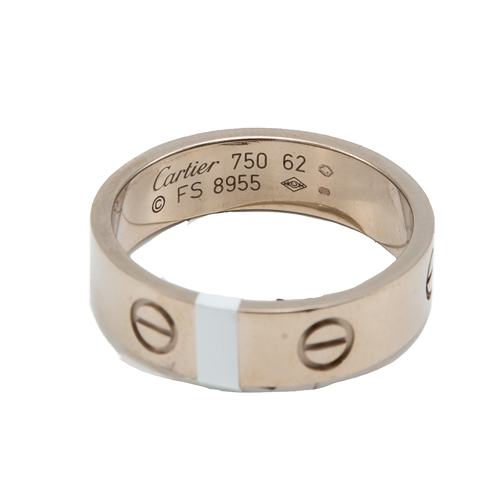 

Cartier Love White Gold Ring Size