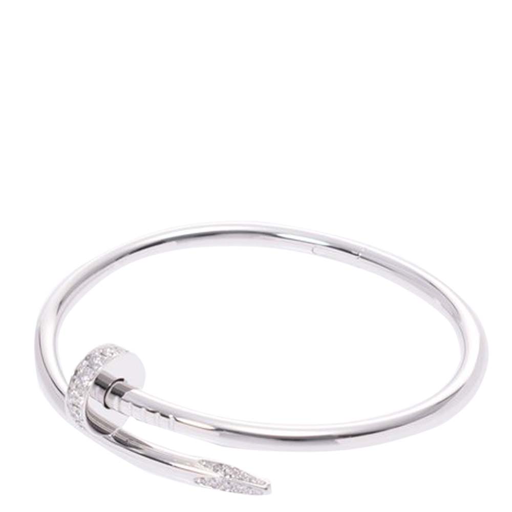 

Cartier Juste Un Clou 18K White Gold Diamond Bracelet