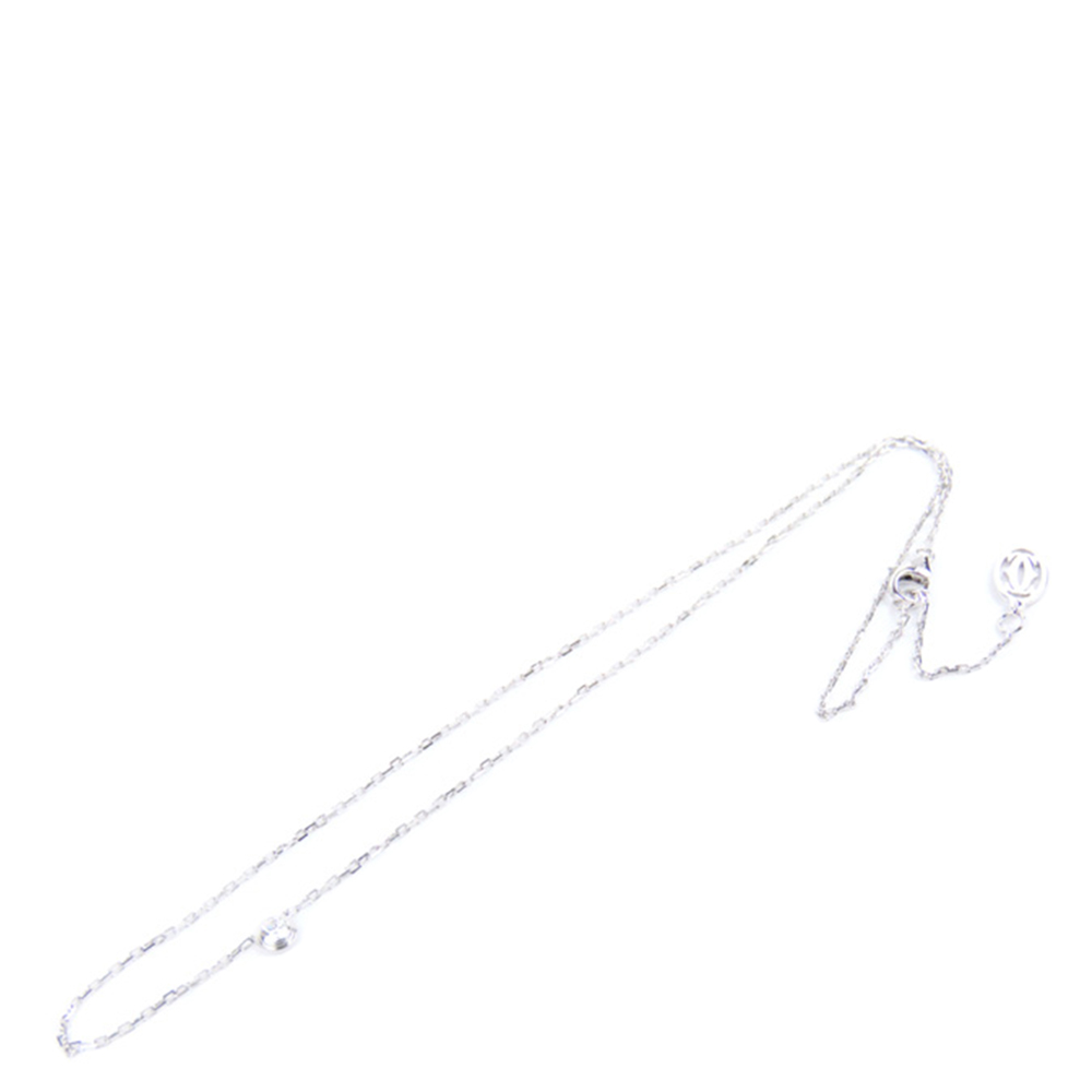 

Cartier Diamants Legers De Cartier 18K White Gold Diamond Necklace