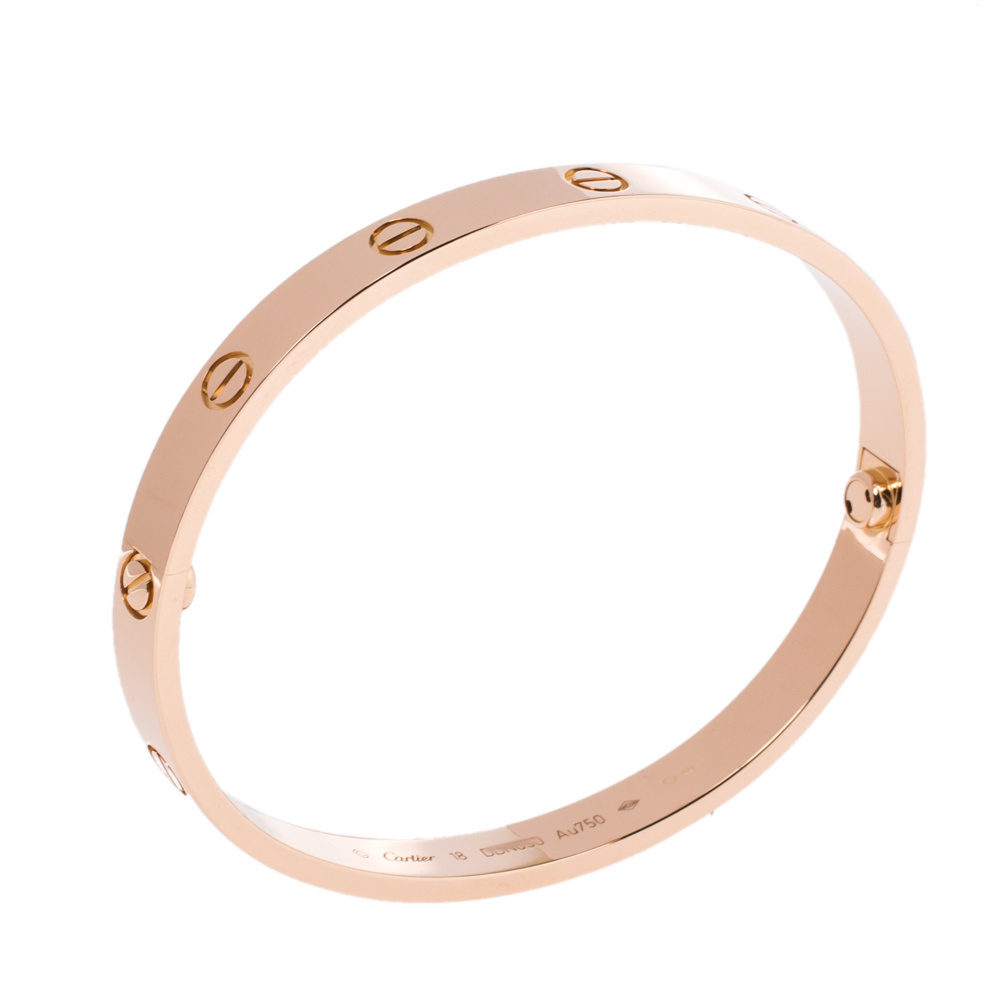 

Cartier Love 18K Rose Gold Bracelet 18