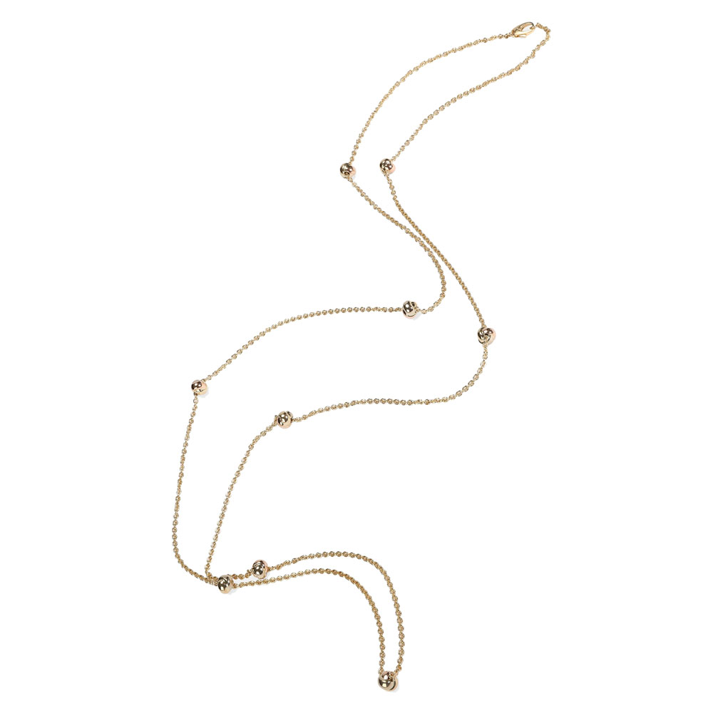 

Cartier Trinity Station 18K Tri-Colored Gold Necklace