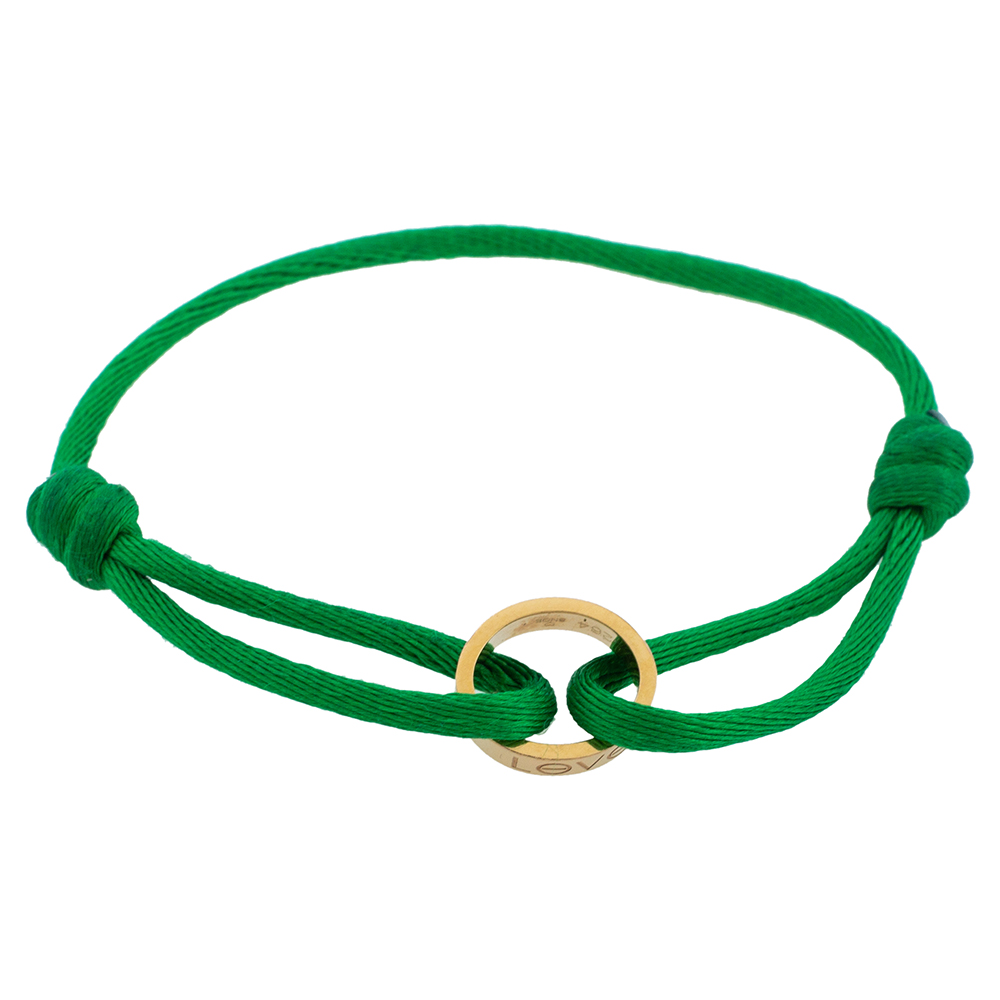 

Cartier LOVE 18K Rose Gold Adjustable Cord Bracelet