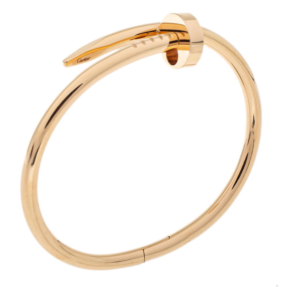 

Cartier Juste Un Clou 18K Rose Gold Bracelet 15