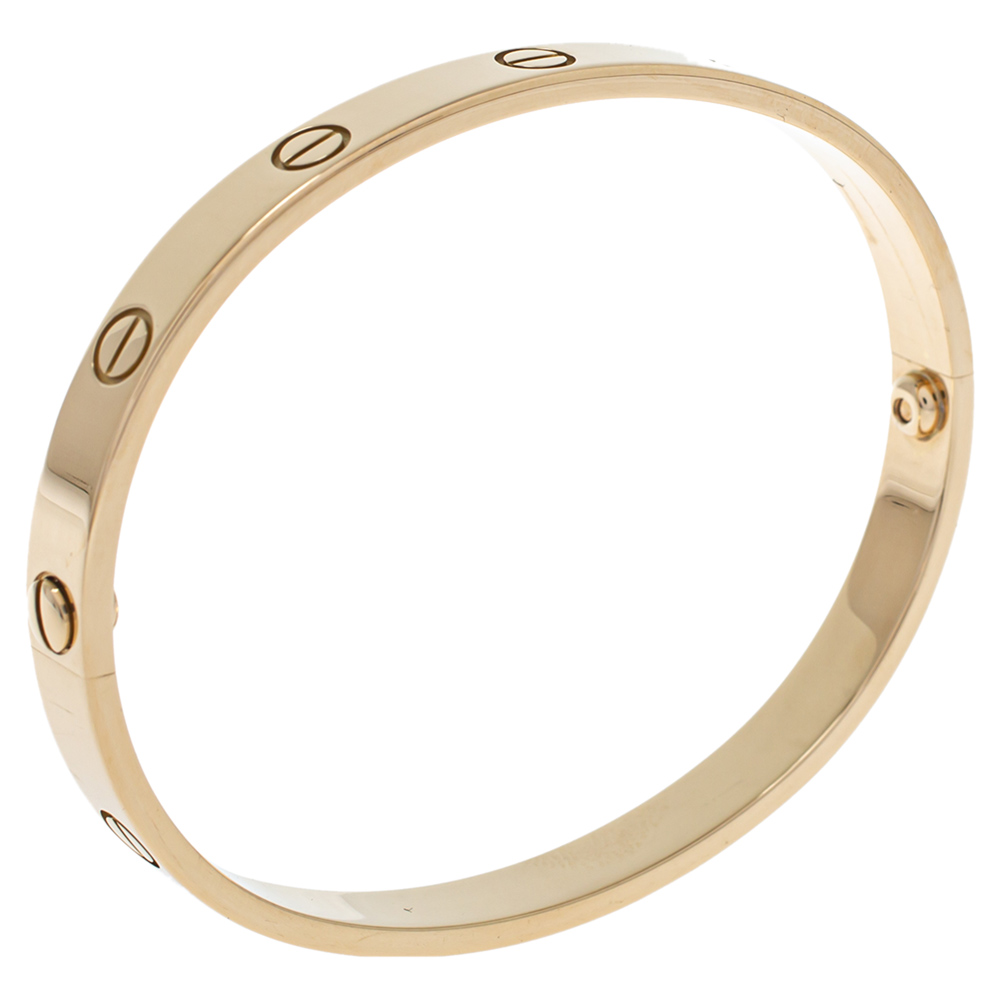 

Cartier Love 18K Yellow Gold Bracelet 17