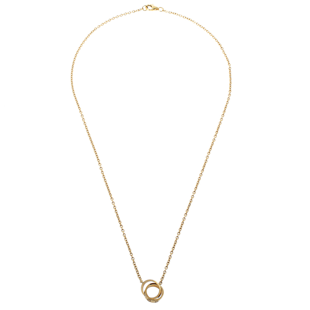 

Cartier Love 18K Yellow Gold Chain Link Necklace