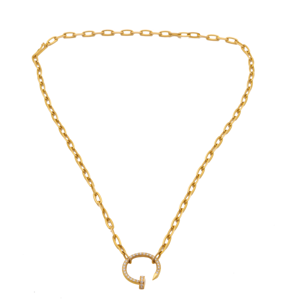 

Cartier Just un Clou Diamond Rose Gold Necklace