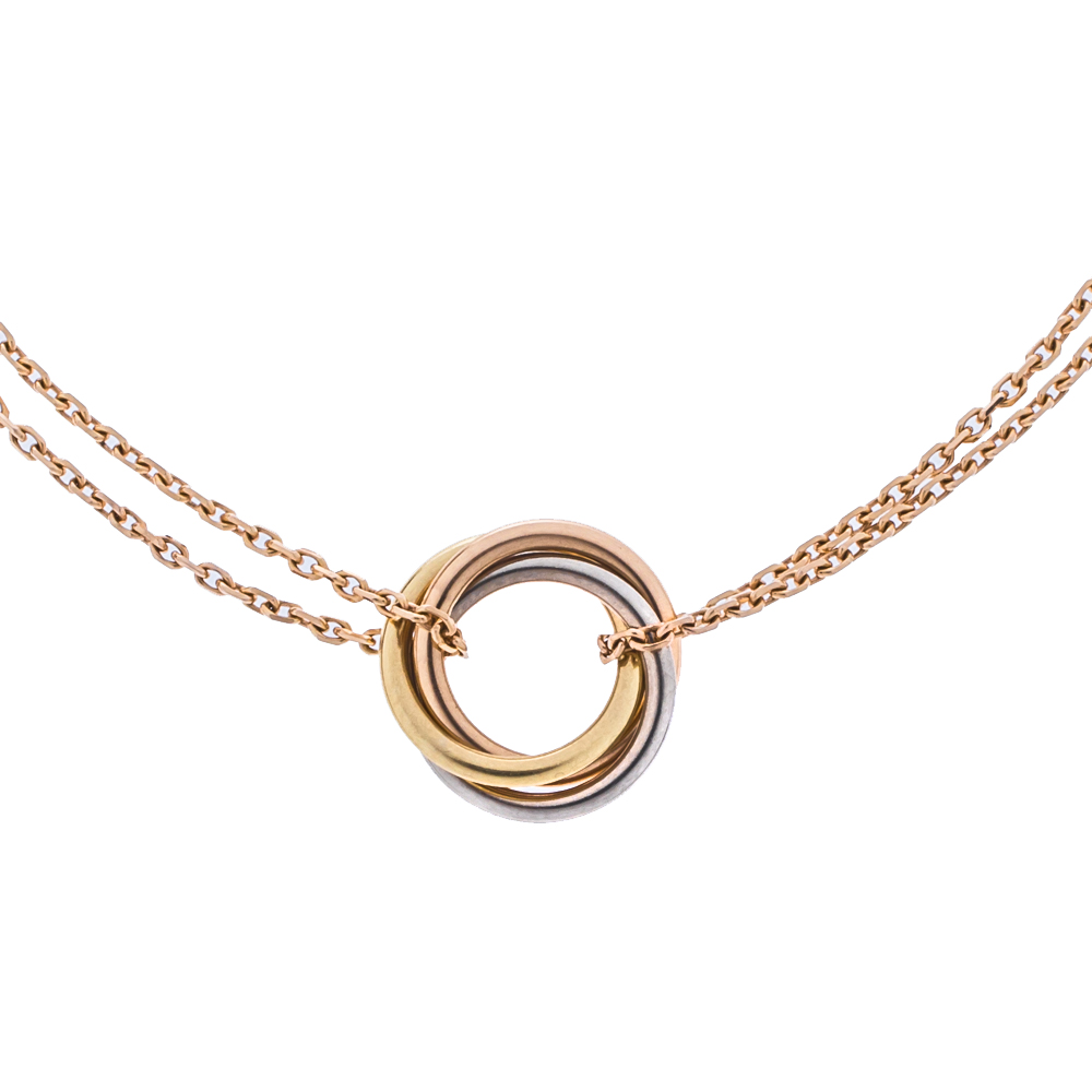 

Cartier Trinity De Cartier 18K Three Tone Gold Bracelet