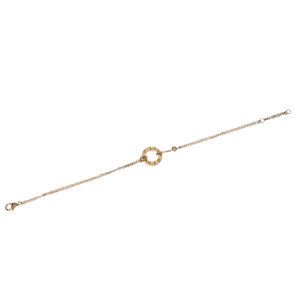 

Cartier Love Diamond 18K Yellow Gold Bracelet