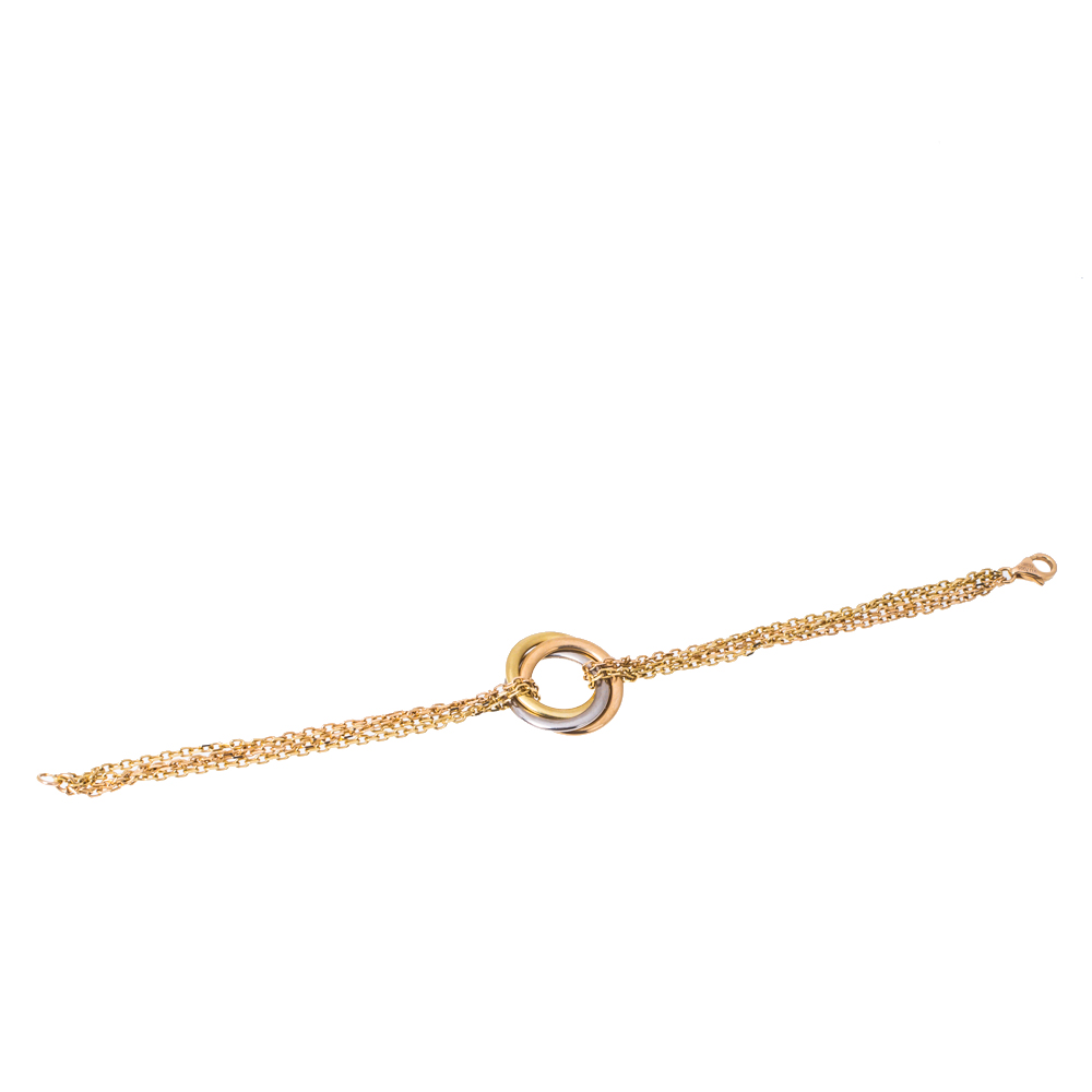 

Cartier Trinity 18K Three Tone Gold Bracelet