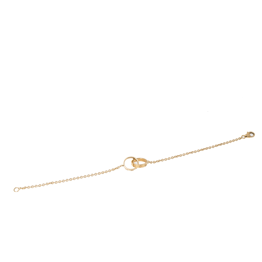 

Cartier Love Interlocking Screw Motif 18K Yellow Gold Bracelet